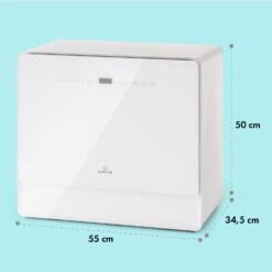 Emerald 5 Slim Geschirrspüler Freistehend 7 Programme Touch-Control 15 Emerald 5 Slim Geschirrspüler Freistehend 7 Programme Touch-Control -Klarstein 10041185 yy 0007 dimensions