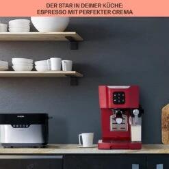 BellaVita Kaffeemaschine 3-in-1 1450 W 20 Bar Milchschäumer -Klarstein 10041240 de 0004 usp