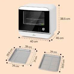 Vita Pro Heißluftfritteuse Dampfgaren 2450 W 18 Ltr 800 Ml Wassertank -Klarstein 10041334 de 0007 usp