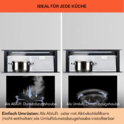 Royal Flush Eco Dunstabzugshaube 90 Cm 576 M³/h A+ -Klarstein 10041349 de 0007 usp