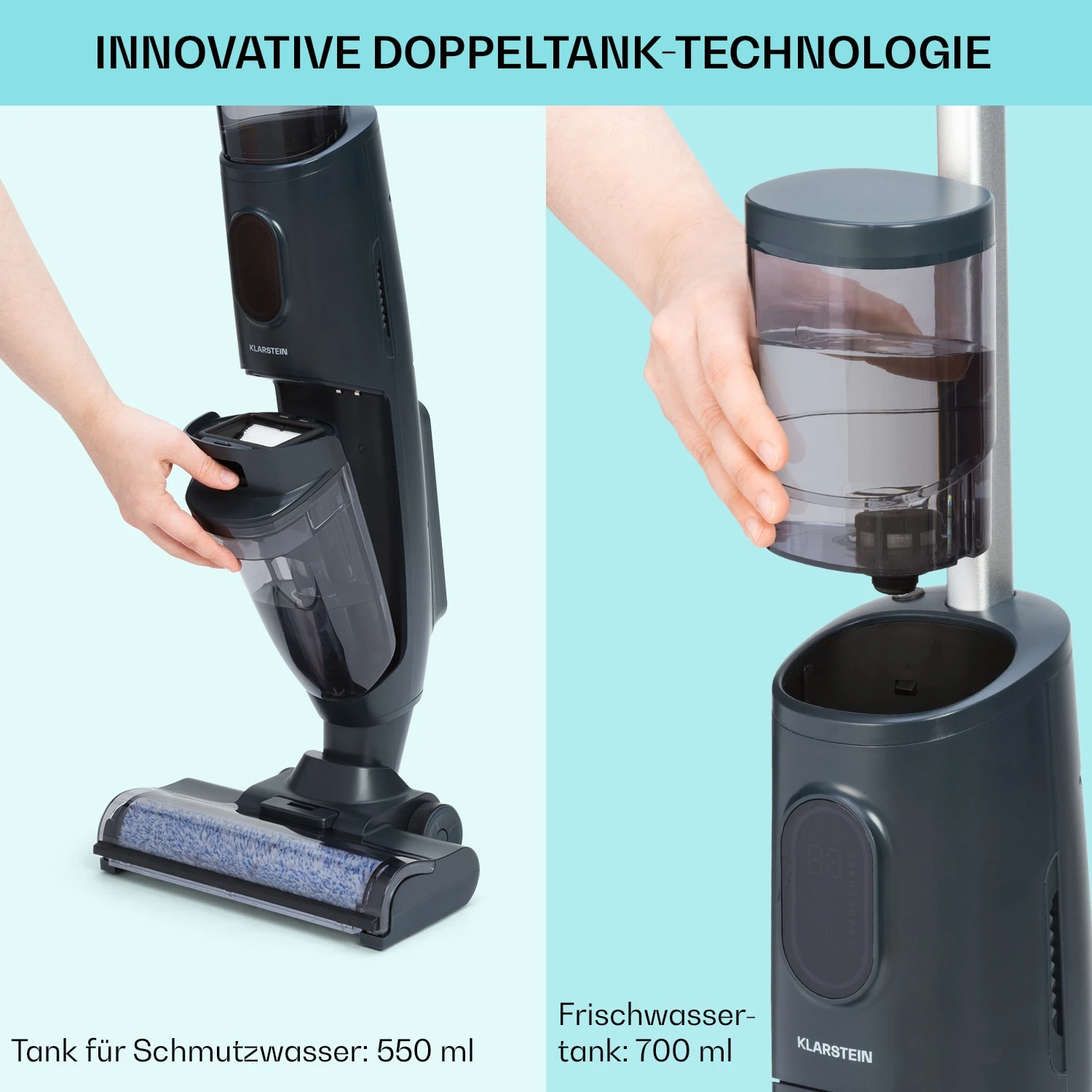 Caswell Plus Nass-/Trockensauger Kabellos Akkubetrieben LED-Display 9 Caswell Plus Nass-/Trockensauger Kabellos Akkubetrieben LED-Display – Bild 7