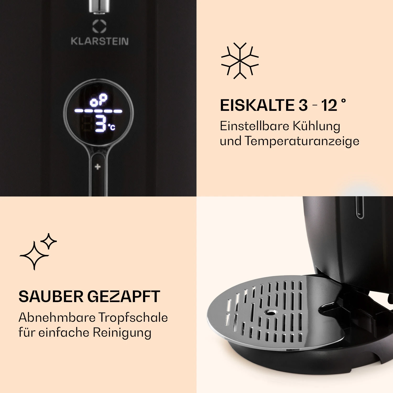 Passau Bierzapfanlage 6 L Universalfässer Druckluftpumpe 3 - 12 °C 65 W 6 Passau Bierzapfanlage 6 L Universalfässer Druckluftpumpe 3 - 12 °C 65 W – Bild 4