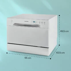 Havasia UV 6 Geschirrspüler UV-Licht Freistehend 1380W 16 Havasia UV 6 Geschirrspüler UV-Licht Freistehend 1380W -Klarstein 10041823 yy 0007 dimensions