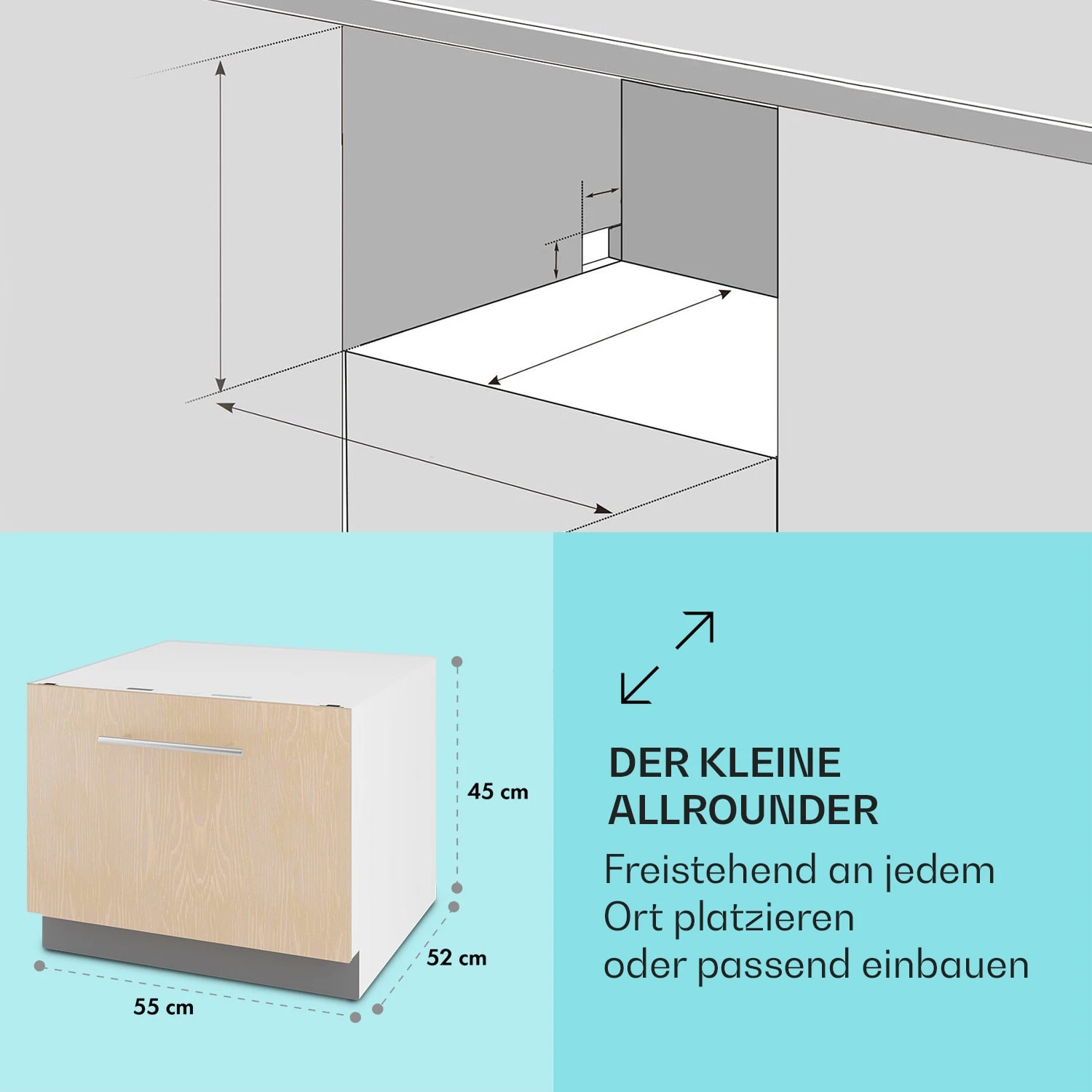 Havasia UV 6 Secret Einbau-Geschirrspüler UV-Licht 6 Programme 6 Havasia UV 6 Secret Einbau-Geschirrspüler UV-Licht 6 Programme – Bild 5