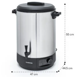 Abbey 40 Einkochautomat Getränkespender 40L 100°C 180min Edelstahl 17 Abbey 40 Einkochautomat Getränkespender 40L 100°C 180min Edelstahl -Klarstein 10041839 yy 0008 dimensions