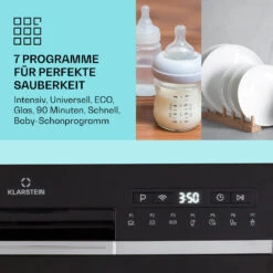 Amazonia 6 Smart Geschirrspüler App-Steuerung Freistehend 1380W 11 Amazonia 6 Smart Geschirrspüler App-Steuerung Freistehend 1380W -Klarstein 10041886 de 0003 usp