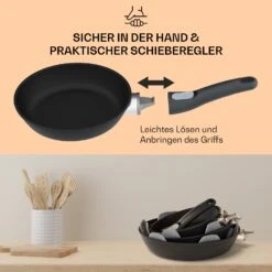 Noto Endurance Bratpfanne Ø20 Cm Geschmiedetes Aluminium Abnehmbarer Griff 14 Noto Endurance Bratpfanne Ø20 Cm Geschmiedetes Aluminium Abnehmbarer Griff -Klarstein 10045001 de 0004 usp