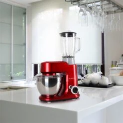 Carina Rossa Set 800W Küchenmaschine Plus 1,5L Blender Krug -Klarstein 60000778 yy 0009 ambient Klarstein SET Carina Rossa Kuechenmaschine reedit