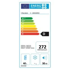 Reserva Saloon Weinset 2-teilig Weinkühlschrank Weinregal 21 Reserva Saloon Weinset 2-teilig Weinkühlschrank Weinregal -Klarstein 60001813 energy label