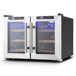 Reserva Saloon Weinset 2-teilig Weinkühlschrank Weinregal 16 Reserva Saloon Weinset 2-teilig Weinkühlschrank Weinregal -Klarstein 60001813 yy 0005 logo