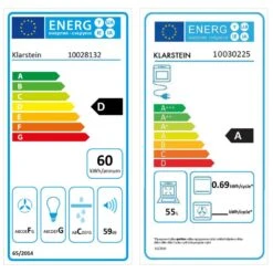 Vilhelmine Und Lumio Primo Set Backofen Dunstabzugshaube Schwarz -Klarstein 60001856 yy 0002 titel energy label