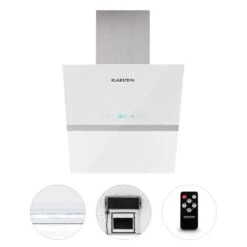 Aurea VII Dunstabzugshaube Umluftset 60cm Aktivkohlefilter Weiß -Klarstein 60002224 yy 0004 detail Klarstein Aurea VII Abzugshaube 60cm