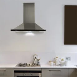 Galina Dunstabzugshaube Umluftset 60 Cm 350 M³/h LED Edelstahl -Klarstein 60002323 yy 0003 ambient Klarstein Galina Dunstabzugshaube Acrylglas