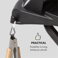 Parforce One Gasgrill 3,5kW 12000BTU SNJS Grilltisch Gasschlauch Grau -Klarstein 60002432 yy 0012 logo Klarstein Parforce Stand Grilltisch Zubehoer