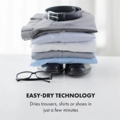 ShirtButler Pro Automatisches Trocknersystem Hemd / Hose / Schuhe 1200W 2-in-1 70°C Timer Weiß 15 ShirtButler Pro Automatisches Trocknersystem Hemd / Hose / Schuhe 1200W 2-in-1 70°C Timer Weiß -Klarstein 60002670 yy 0005 logo Klarstein ShirtButler Pro Trocknersystem weiss