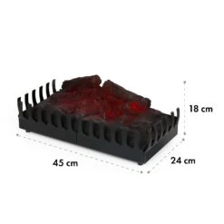 Studio Frame II Kamingehäuse + Kamini Kamineinsatz MDF Klassisches Design -Klarstein 60002711 yy 0010 logo Klarstein Kamini Elektrischer Kamin 45W schwarz